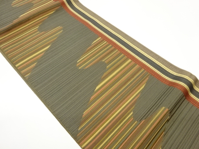 波模様織出し名古屋帯